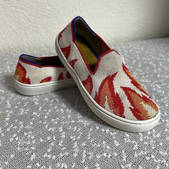 ROTHYS Flame Slip On Kids Sneakers Shoes 13 - Picture 1 of 14